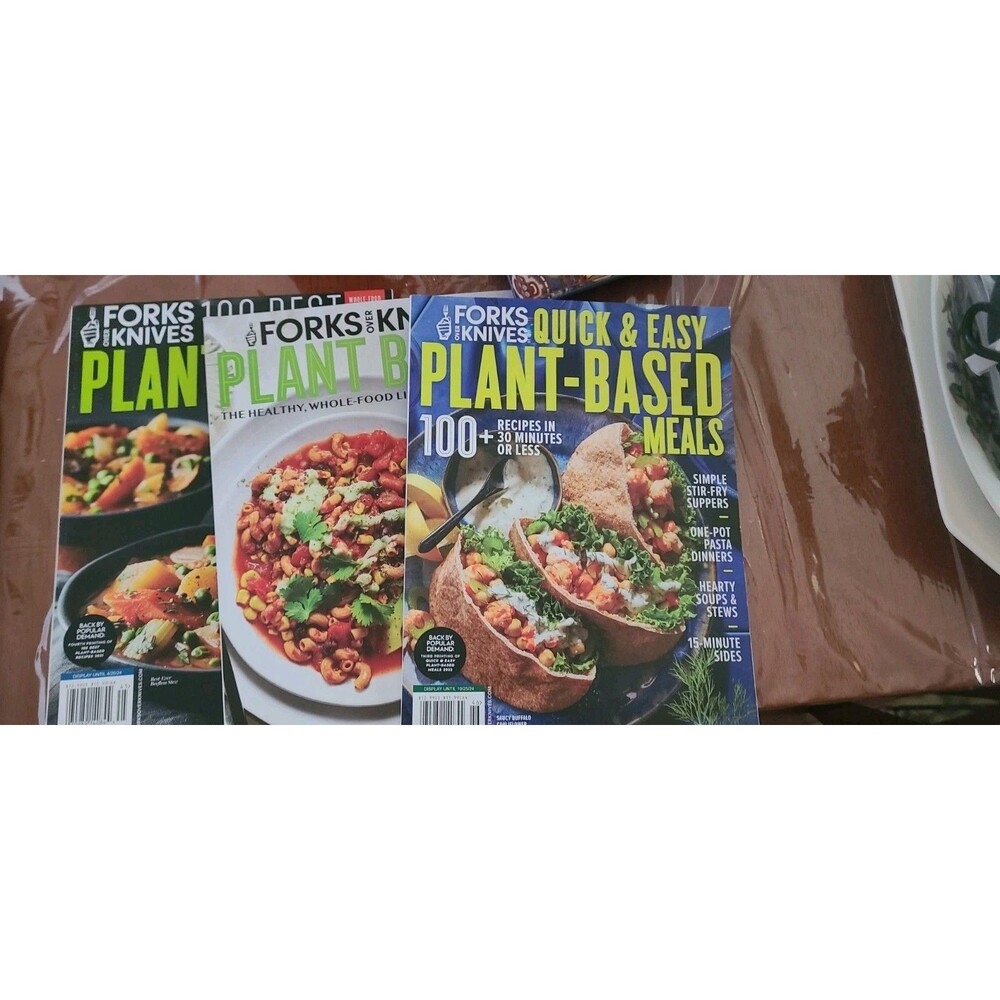 FORKS OVER KNIVES Eat Your Veggies 2023 /24   3 PLANT BASED LIFESTYLE magazine